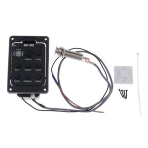 Homyl /à clipser Micro pour guitare classique acoustique Pr/éampli amplificateur Haut-parleur son trou
