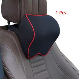 Coussin de nuque voiture appui-tête Oreiller Mousse à Mémoire Siège auto Collier Coussin universel Noir 
