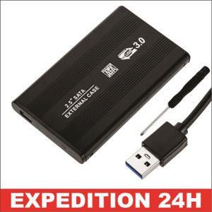 Boîtier de disque dur externe USB 2.0 SATA de 2.5 po d'axGear pour disque  dur externe Plug&Play