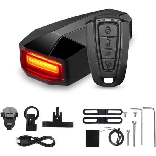 5 Pcs Feux Arrière Pour Vélo Feu Arrière Avec Télécommande Sans Fil 5 Pcs Feux Arrière Pour Vélo Feu Arrière Avec Télécommande Sans Fil