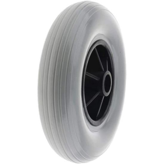 Roue Avant 8 Pouces Pour Fauteuil Roulant électrique - Gris, PVC, Neuf