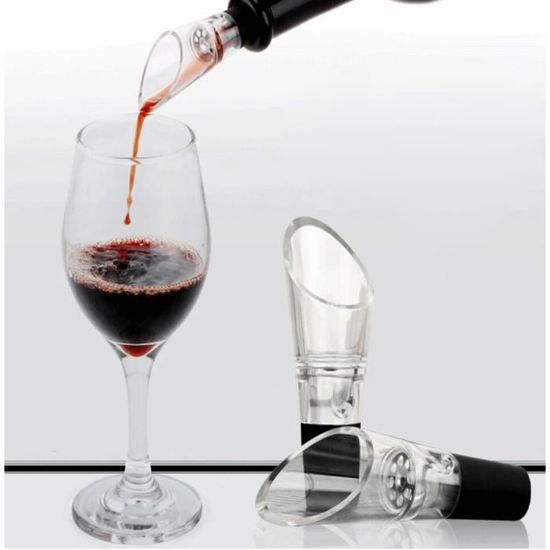 Tonsee®Aérateur de vin acrylique essentiel ensemble rapide aération versant  vin verser dispositif - La cave Cdiscount