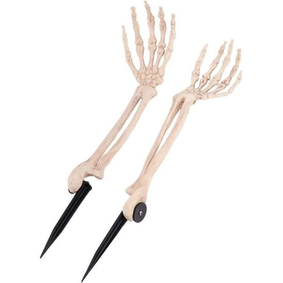 12 Mini Squelettes Halloween - Décorations Réalistes Articulées - Pour Maison Hantée, Jardin, Fête
