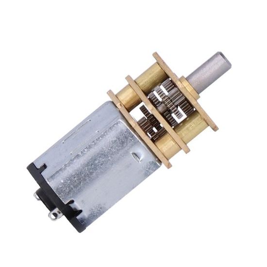 Aougo – Motoréducteur 12V à couple élevé – Vitesse 10 tr/min – Arbre double trou plat pour installation facile – Moteur silencieux pour présentoirs