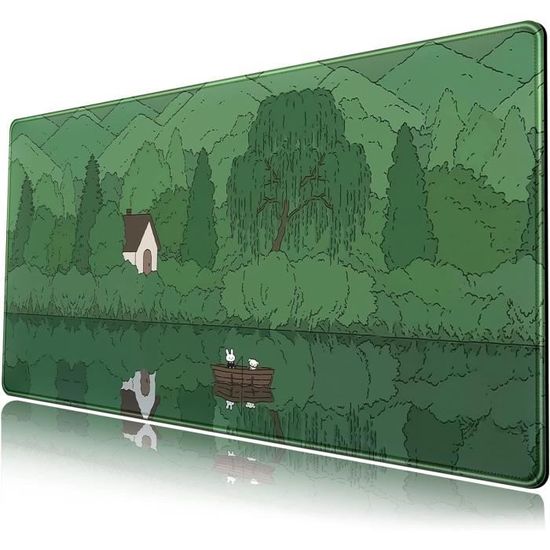 Tapis De Souris De Jeu Kawaii Pour Bureau, Grand Tapis De Souris Au