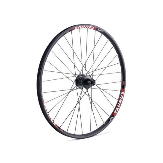 Roue VTT arrière avec disque 6 trous 9x135 mm Gurpil Taurus Shimano 8-11 v - noir - 26"