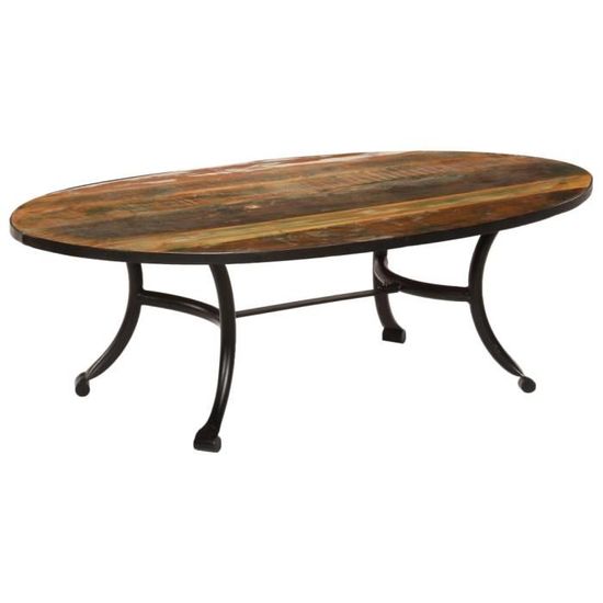 Table basse scandinave Table à thé-Contemporain salon-110x60x35 cm Bois