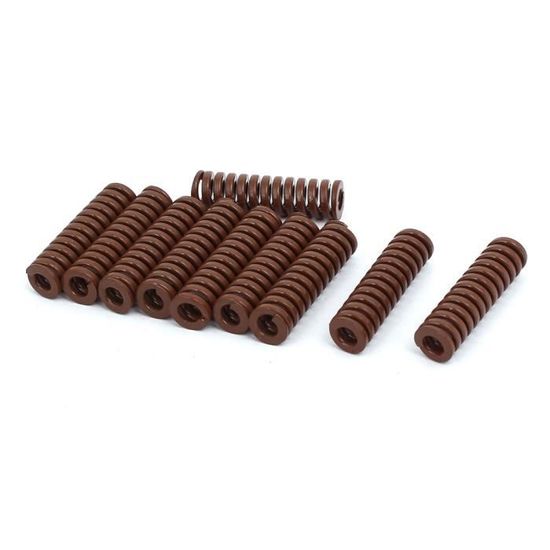Lot De 6 Ressorts De Matrice Pour Imprimante 3D - 8mm Diamètre Ext, 30mm Long - Vert - Charge Lourde - 2