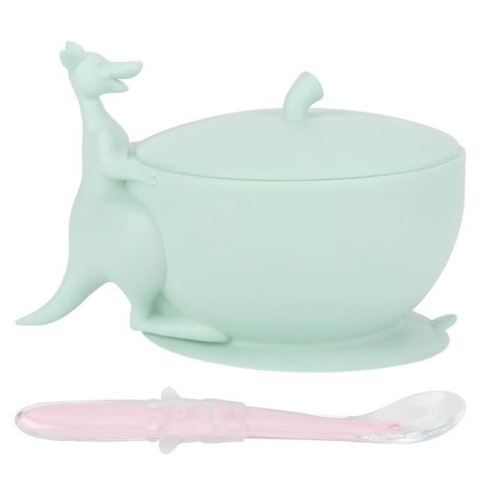 Bol à Ventouse Anti-Dérapant Pour Bébé – Avec Cuillère Change-Couleur, Couvercle, Pour Enfant 6 Mois Et Plus - 7