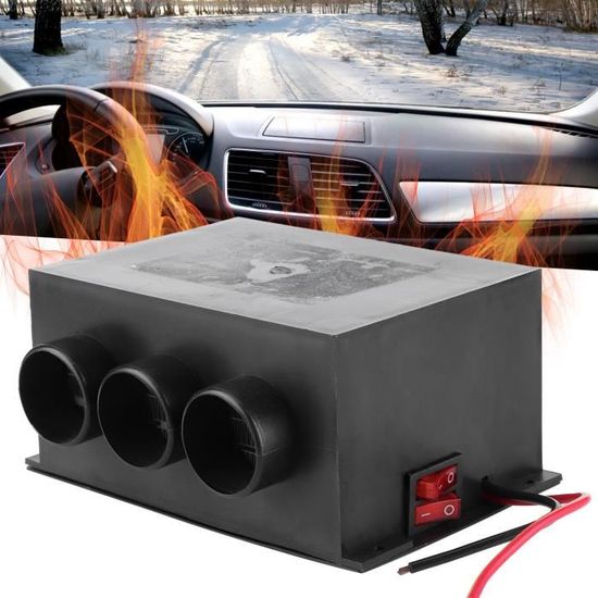 Chauffage De Voiture 12V 150W - Anti-buée Et Dégivreur, Prise Allume-cigare, Rotatif 180° - 11