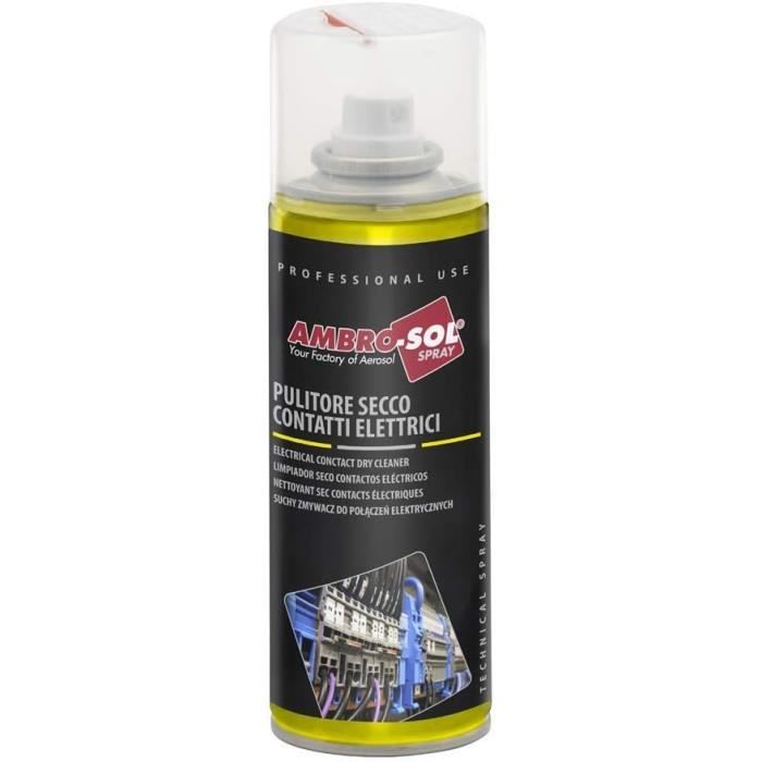 Sol Contacts Ambro-sol - Nettoyant pour contacts électriques et électroniques 200 ml ...