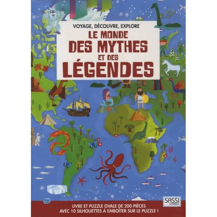 Le Monde Des Mythes Et Legendes Coffret Avec Un Puzzle De 200 Pieces Et 10 Silhouettes A Emboiter Achat Vente Livre Parution Pas Cher Soldes Sur Cdiscount Des Le 20 Janvier Cdiscount