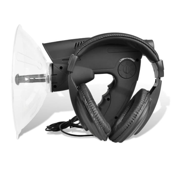 Microphone parabolique Oreille bionique Appareil d'écoute Appareil d'observation et d'écoute d'amplification sonore