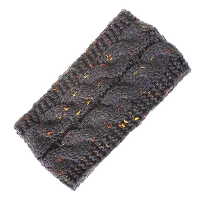 HAIRBAND 2018 Crochet Twist Tricoté Femmes Bandeau Hiver Cache-Oreille Bande De Cheveux Élastique XHL81017200K@_MA1