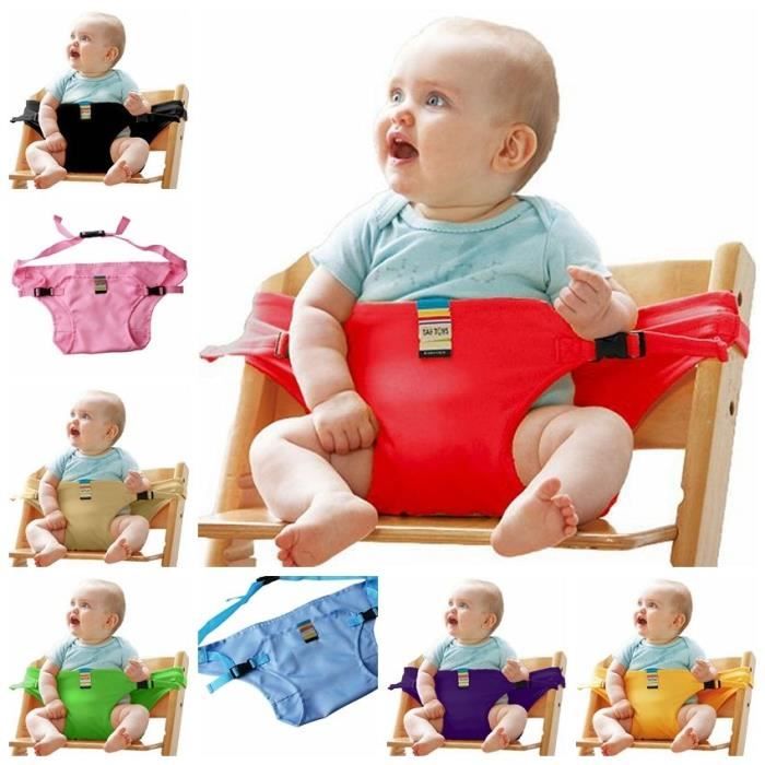 yida-world® Ceinture Harnais Doux Siège Chaise Pr Bébé Manger Alimentation Voyager Sécurité
