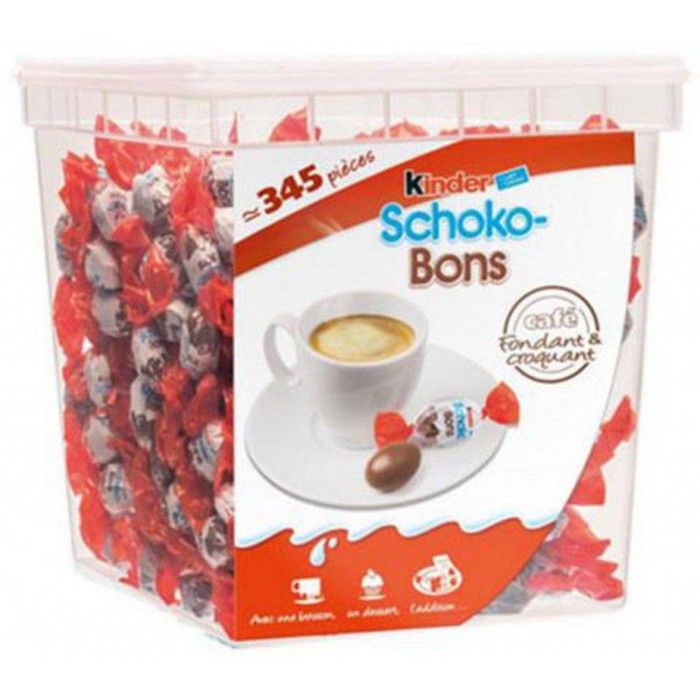 Kinder Schoko-Bons env. 345 pièces boite de 2 Kg