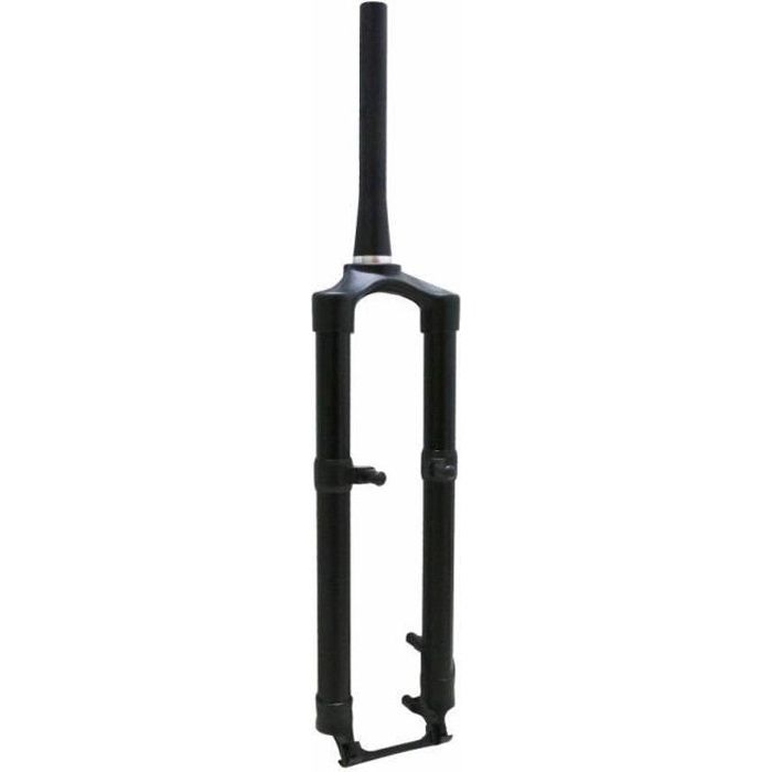 Fourche vtt 29 - rigide alu 7075 pour frein a disque et v-brake pivot lisse 1-1-8-28,6 exterieur (conique 1-1-2 en