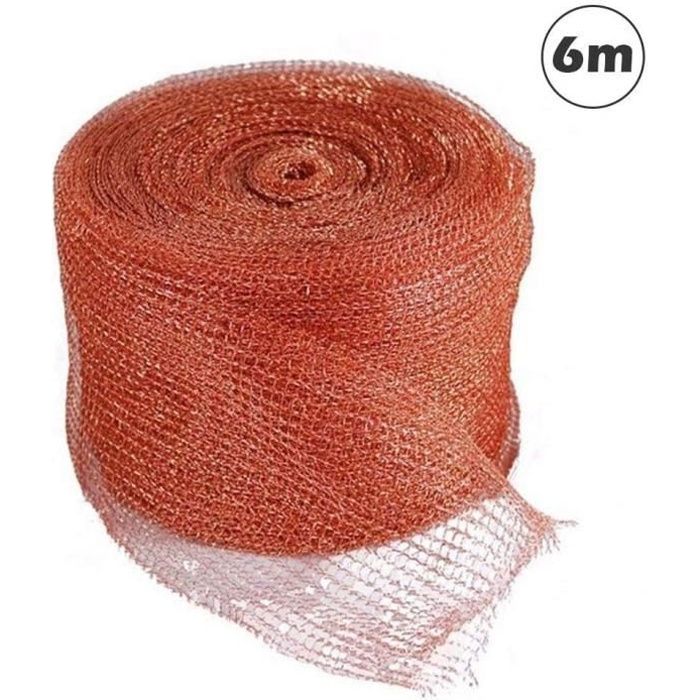 Filet De Cuivre Tricoté Pour La Lutte Antiparasitaire, Cuivre Limace, Copper Mesh, For Rat Rodent Control, Snail Repel Control, 6m
