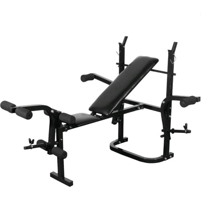 vidaXL Banc de Musculation Complet Appareil Pliable Fitness Salle de Gym57