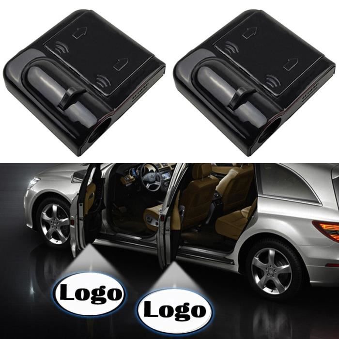 for Ford -Projecteur Laser de bienvenue à Led pour porte de voiture, 1 pièce, lumière ombre fantôme sans fil, lampe de courtoisie po