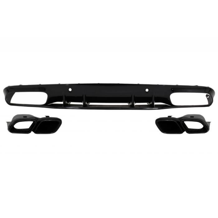 Diffuseur pour Mercedes Classe C C205 A205 Coupé Cabrio 14-19 Conseils C63S Look