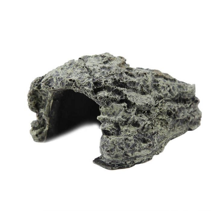 Décoration - aquarium,Grotte de cachette pour Reptiles, lézard, serpent, tortue, se reposer, maison, se prélasser, cacher, - Type S
