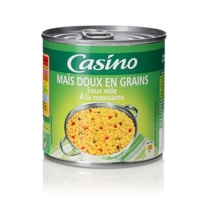 GENERALE DE CONSERVE (COMPAGNIE) Maïs à la mexicaine - 300 g