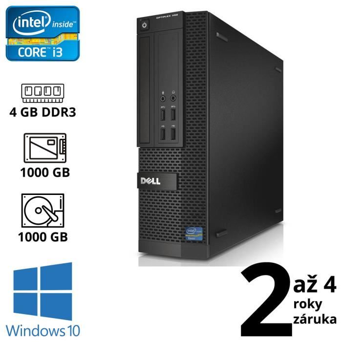 Dell OptiPlex XE2 i5-4570s, 4GB, NOUVEAU 1To SSD + 1To HDD, DVD-RW, W10