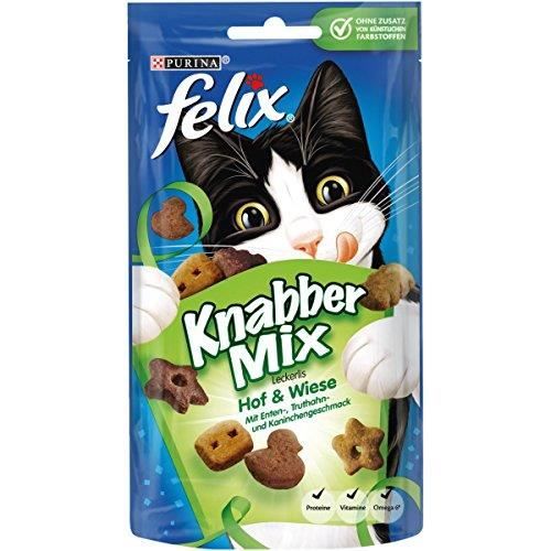 Felix KnabberMix friandises pour Chat, Lot de 8 (Sachet de 8 x 60 g) 12220861