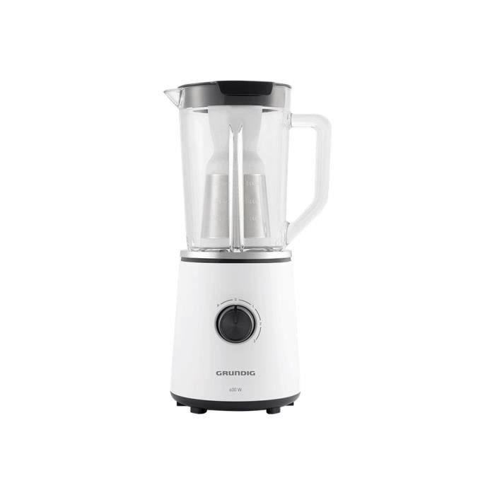 Grundig SM 6860 Bol mixeur blender 1.5 litres 600 Watt blanc-noir