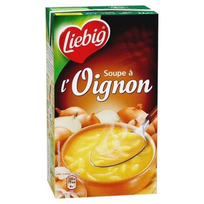 Liebig - Liebig Soupe à l'Oignon et au Fromage Fondu (lot de 3)