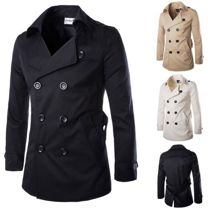 Trench homme Couleur unie M