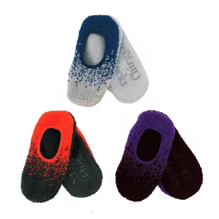 Chausson SLZX4 Marque - Super Soft chaud confortable Fuzzy dégradé Confort s - 4 tailles Taille-38