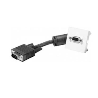 NEKLAN - 2051020 Plastron 45x45 VGA + Jack 3,5 mm F>F-0,2 m