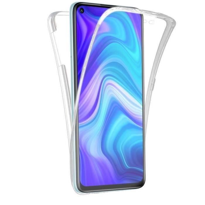 Coque Gel pour Oppo Find X3 Neo, 360 Degres Protection Integral Anti Choc, Full Body Transparente Ultra-Mince Silicone Coque pour Op