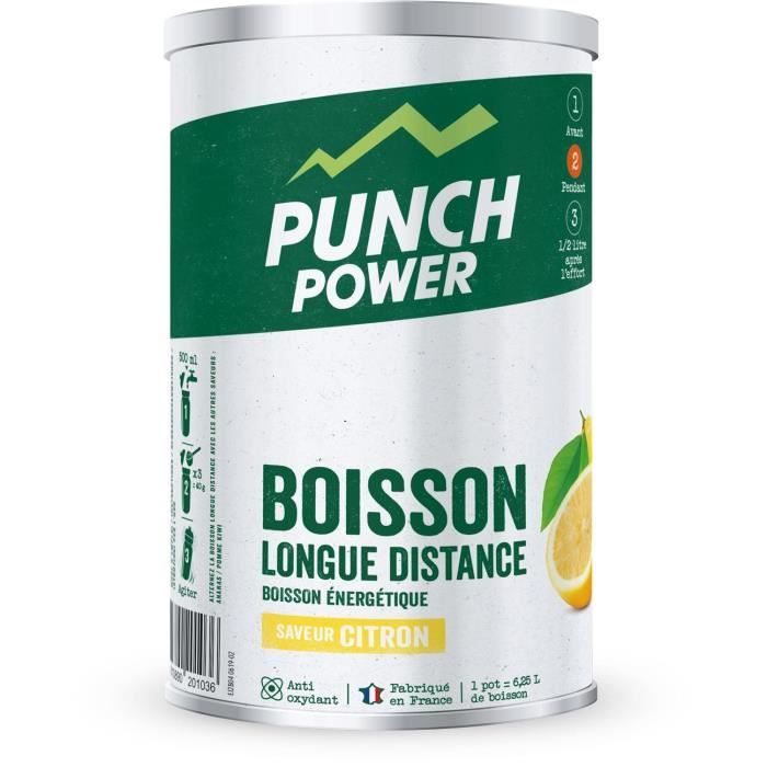 Punch Power Boisson Longue Distance Citron 500g