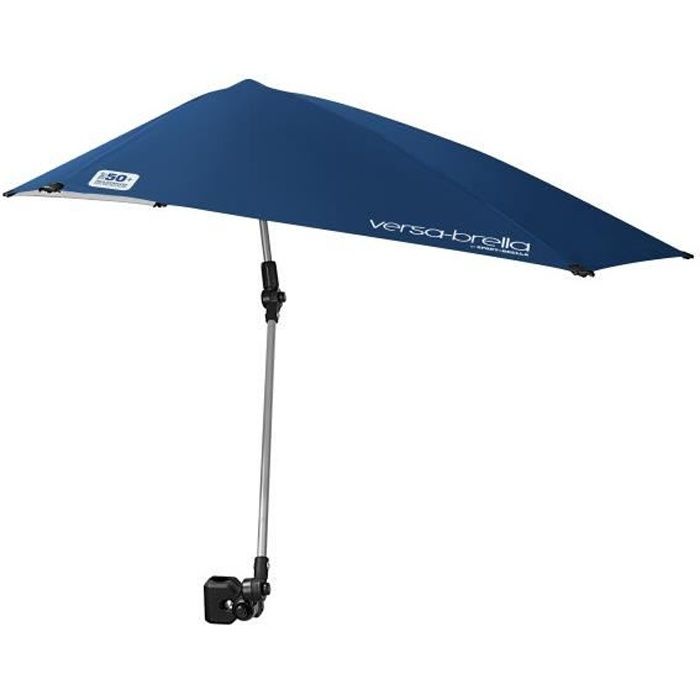Ombrelle de protection Sport-Brella Versa-Brella multi-position avec pince, bleu nuit