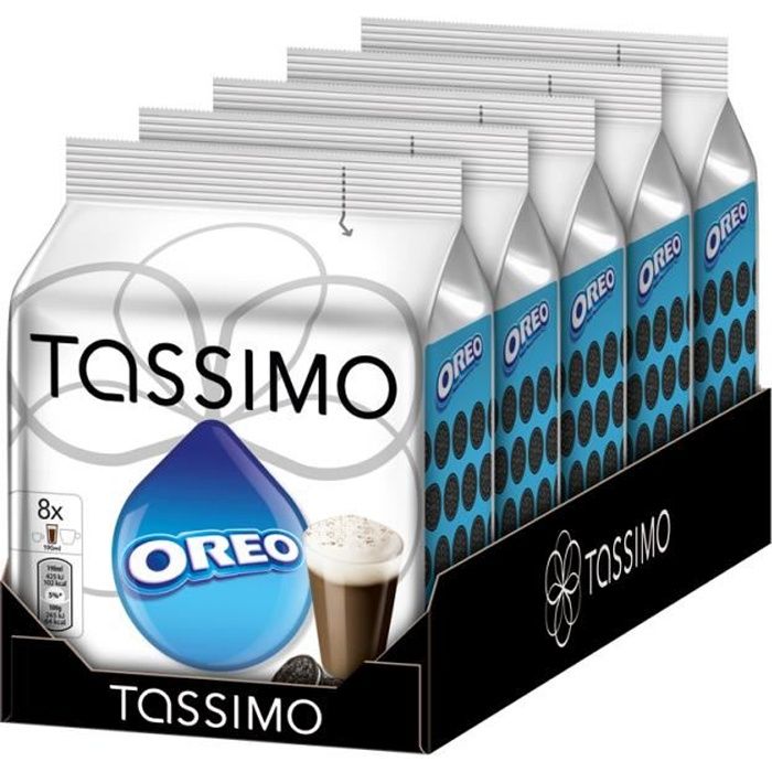 Tassimo Oreo 8 dosettes x 5 pièces
