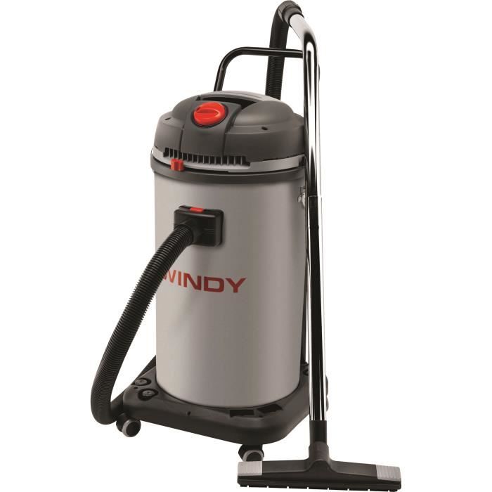 ASPIRATEUR 65L EAU ET POUSSIERES 2400W CUVE PLASTIQUE 2 MOTEURS TOPCAR 07703