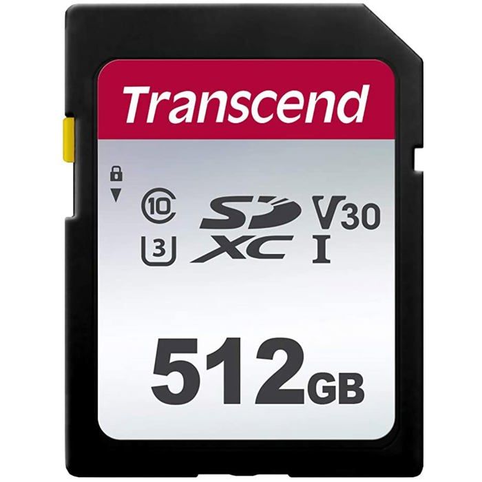 TRANSCEND Carte SD 512GB UHS-I U3