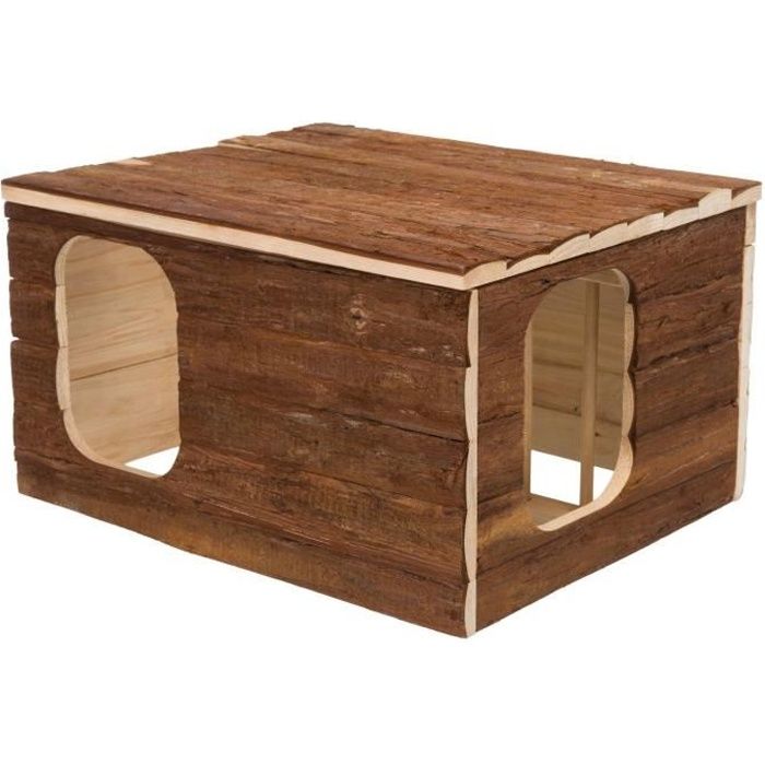 Natural Living maison Hilke - Avec râtelier - 40 × 23 × 32 cm