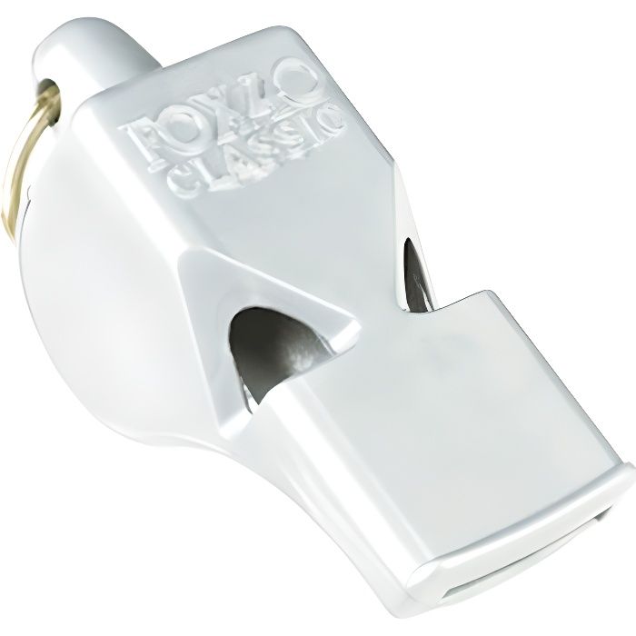 Sifflet FOX 40 strident sans bille blanc