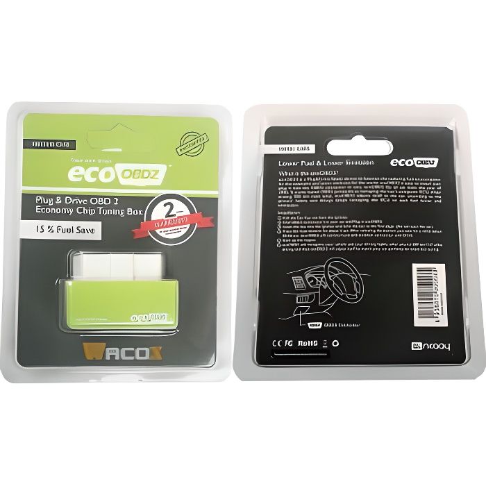 Boitier Tuning ECO OBD2 Essence turbo Wacox