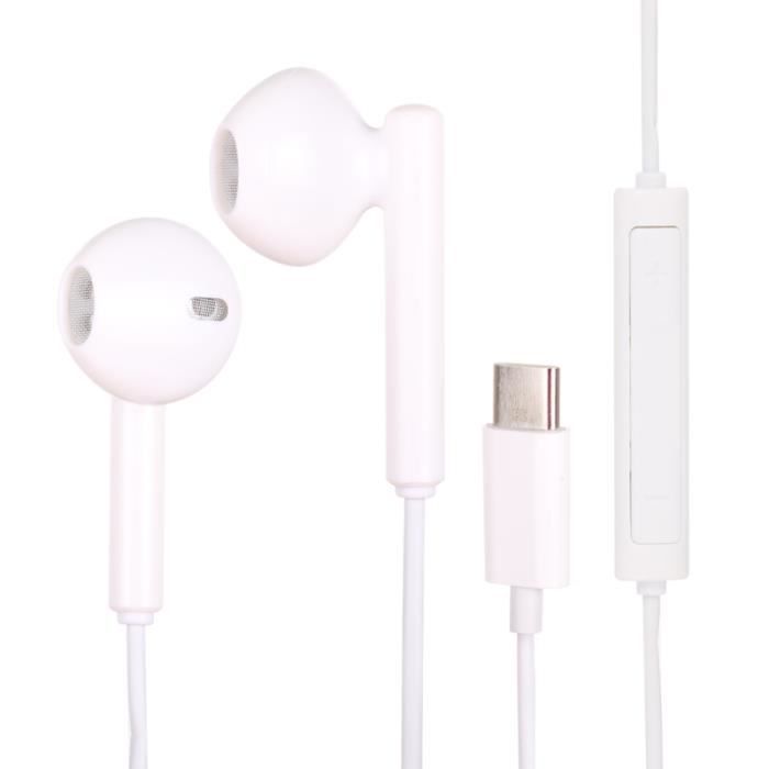 Ecouteur Écouteur filaire avec interface USB-C / Type-C (blanc)