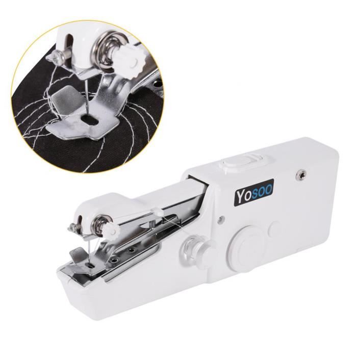 Mini Machine à Coudre de Haute Qualité Blanc