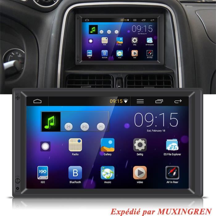 7- 2 DIN Voiture LCD Wifi Radio Stéréo MP5 Player Lecteur Vidéo FM Android 5.1