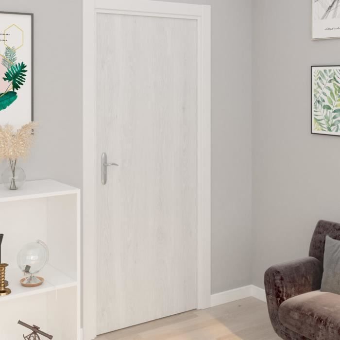 Film autoadhésif pour meubles - Bois blanc - 500x90 cm - PVC - Grains d'aspect de bois - Opaque PETI