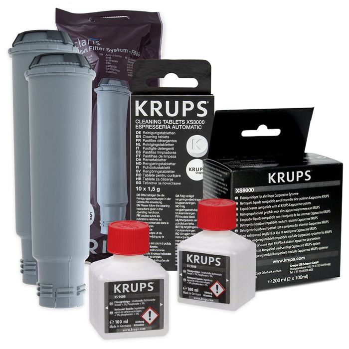 Krups Espresso Machine Set Filtre KRUPS F08801 2 pcs. + Krups XS9000