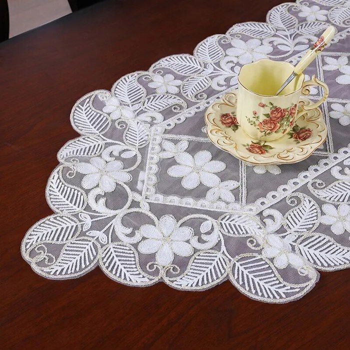 Nappe Ronde De Luxe En Dentelle Brodée Dorée Pour Mariage, Housse De