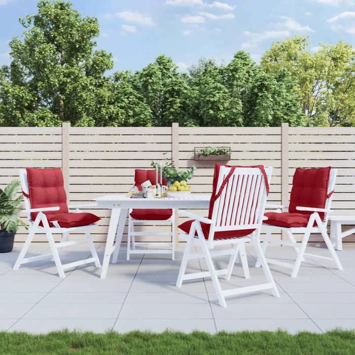 VIDAXL Coussins Dossier Bas - vue 4